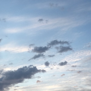 evening sky to inspire art